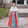 Día de Año Nuevo Ropa Tradicional China Estilo Hanfu para Niños, Disfraz Antiguo Masculino, Disfraz de Erudita Femenina, Uniforme de Clase para Foto de Graduación de Jardín de Infancia Estilo Chino, Traje de Actuación de Cultura Tradicional China