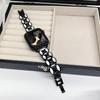 Cadena Octagonal Laicai de Cobre para Correa de Reloj Adecuada para Correa de Apple Watch S10 Metal iWatch98765 Generación Premium