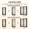 Estante de Livros para Biblioteca Armário de Armazenamento Rack de Armazenamento Integrado de Chão Estante para Livros Ilustrados Infantis Rack de Armazenamento Estante de Aço Doméstica