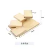 Mesa de barbacoa de madera estilo japonés paso a paso plato elevado para sashimi sushi plato de concepto artístico plato creativo para hot pot