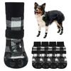 Meias Populares para Cachorro da Amazon para Uso Transfronteiriço, Impermeáveis e Antiderrapantes, Coberturas para Patas com Tiras de Velcro para Evitar que Caiam e Personalização de Meias para Pets