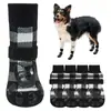 Meias para Cachorro Transfronteiriças da Amazon Impermeáveis e Anti-Sujeira Coberturas para Patas com Tiras de Velcro Antiderrapantes para Evitar que Caiam e Meias para Animais de Estimação Personalização