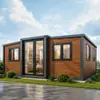 Villa móvil prefabricada expandible de doble ala hecha a medida para parques y áreas escénicas, oficina móvil, casa móvil tipo contenedor