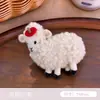 Broche de Tecido Estilo Floresta, Cachecol Fofo, Acessórios de Urso, Pingente de Bolsa, Presente de Boneca Pequena, Presente de Decoração para Barraca de Rua