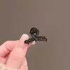 Pinza para el pelo con forma de ola de pedrería negra para mujer, Accesorio para el pelo de alta gama, Pasador lateral pequeño para flequillo, Nuevo adorno para el pelo de moda 2026