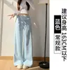 Calça Esportiva Cinza Estilo Americano para Mulheres, Nova Primavera e Outono 2025, Cintura Alta, Caimento Solto, Casual, Calça de Moletom Reta de Perna Larga
