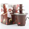 Máquina de Fonte de Chocolate para Prato de Frutas Torre Automática de Derretimento Cascata Hot Pot Máquina de Chocolate Derretido para Uso Doméstico e Comercial Direto do Fabricante