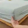 Sábanas Ajustables de Algodón Puro Clase A para Uso Doméstico 1.68m 2.0m Funda de Cama Simmons Dormitorio Estudiantil 0.9m Sábanas Ajustables para Cama