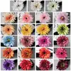 Fabricante Vende Girassóis Artificiais, Flores Gerberas, Margaridas Africanas, Flores Artificiais, Plantas Artificiais para Decoração de Casa, Estilo Ins