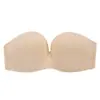Nuevo Sujetador Strapless de Encaje Milagroso, Seguro y Súper Antideslizante Verano Invisible Sin Aros Sujetador Push-Up