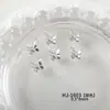 Nuevo Versátil Francés Mariposa Arte de Uñas Accesorios de Pedrería Estilo Coreano Color Sólido Alta Calidad Mariposa Pedrería Material para Uñas Venta al por Mayor