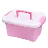 Caja de Almacenamiento Transparente del Fabricante para Juguetes del Hogar, Ropa, Snacks, Libros, Caja de Almacenamiento de Plástico Engrosado de Gran Capacidad, Caja Organizadora