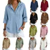 2026 Otoño Nuevo Sudadera Informal de Manga Tres Cuartos de Color Sólido Suelta para Mujer, Comercio Exterior Transfronterizo de Amazon Europeo y Americano