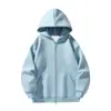 Sudadera con Capucha y Cremallera de Peso Pesado Excelente Algodón Casual Holgada Estilo Europeo y Americano Chaqueta con Cremallera Bidireccional con Logotipo Impreso para Hombres y Mujeres