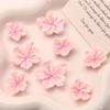 Ambiente de Primavera Estambre de Flor de Durazno Rosa Parche de Resina DIY Dulce Niña Horquilla Accesorio Pequeños Adornos Venta al por Mayor