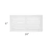 Venta al por mayor del fabricante Rejilla metálica para ventilación de retorno de aire acondicionado Rejilla de lamas de hierro Ventilación de retorno Ventilación de pared transfronteriza Comercio exterior