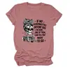 Si Mis Personalidades Amazon Ebay Sitio Independiente Camiseta de Manga Corta con Cuello Redondo de Moda y Única para Mujer