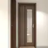 Trilho de Porta Dobrável Sem Trilho Porta de Banheiro Cozinha Porta Invisível Banheiro Porta de Madeira Porta de Banheiro Economia de Espaço Porta Dobrável Três-Sete