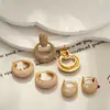 Pendientes Geométricos de Moda Creativos Transfronterizos Europeos y Americanos de Oro de 18 Quilates Personalizados con Circonita Completa Lujo Accesible Pendientes de Gama Alta para Mujer