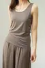 Chaleco fino de fibra de madera natural para mujer + pantalones rectos + bombachos ropa de casa pijama pantalones de pijama ropa de verano para mujer