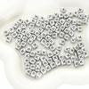 Cuentas acrílicas del alfabeto inglés, cuentas cuadradas, cuentas planas, cuentas redondas, accesorios de bricolaje hechos a mano, cuentas para pulseras, cuentas de mano.