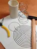 Fio de Ferro Giroscópio Material DIY Artesanal Fio Fino Arranjo de Flores Arame Argila Macia Escultura Esqueleto Flor Pequeno Rolo Doméstico Amarração Fino