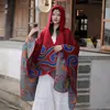Chal bohemio, capa exótica para mujer, adecuada para viajes a Xinjiang, excursiones por la pradera y sesiones de fotos, capa exterior de estilo étnico