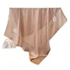 Bufanda Cuadrada Grande Estampada de Imitación Seda Floral de Lunares Bufanda de Seda Chal Pañuelo para la Cabeza Protector de Cuello Bufanda para el Cuello Bufanda Decorativa para Mujer