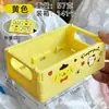 Caja organizadora de escritorio estilo japonés, con diseños de Cinnamoroll y Kuromi, mini caja de almacenamiento plegable, canasta para papelería y artículos varios