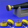 1 pulgada 25 DIY manual eléctrico aire lijado disco de lijado hebilla mágica encerado disco autoadhesivo lija de flocado máquina de lijado en seco fondo