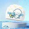 Toucas de Natação Infantis para Meninos e Meninas, Toucas de Natação de Silicone Que Não Apertam a Cabeça, Impermeáveis, Tamanho Grande, Toucas de Natação com Desenhos Animados Fofos Atacado