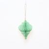 Árbol de Navidad Colgante Pequeño Estilo Ins Mini Colgante de Bola de Panal de Papel Diseño de Ventana Decoración DIY Bola de Panal de Navidad