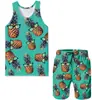 2026 Nuevo Popular Traje de Piña para Hombre Primavera y Verano Talla Grande Estampado Diseño 3D