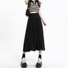 Saia Jeans Tencel Lyocell Saia Feminina Verão Feminino Preto Solto Emagrecimento Cintura Alta Saia A-Comprimento Verão Feminino