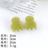 Pinza para el Cabello Mini de Acetato Estilo Coreano Etiqueta Dorada Pinza para Flequillo de Niña Pasador Lateral Pequeño Pinza para el Cabello de Princesa