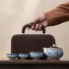 Regalos Empresariales Personalizados, Botellas Tesoro Retro de Alta Gama, Juegos de Té para Viajes al Aire Libre, Tazas Rápidas para Coche, Venta al por Mayor para Reuniones Anuales Corporativas