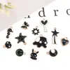 En Stock Corazón Luna Estrella Gota de Aceite Aleación DIY Pulsera Collar Pendiente Llavero Accesorio Material