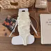 Meias com Laço de Algodão, Estilo Fino de Verão, Meias Arrastão com Borda Enrolada, Meias de Meia-Calça Respiráveis de Malha Estilo Miu para Panturrilha