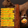 Cuentas Redondas Pequeñas de Hueso de Oliva Natural para Pulseras Hechas a Mano de Bricolaje, Cuentas de Oración Budista y Accesorios Decorativos; Cuentas Sueltas de Hueso de Oliva al por Mayor