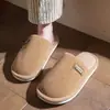 Pantuflas de lino silenciosas para mujer, nuevo modelo 2026, aptas para todas las estaciones, uso en interiores en casa, absorbentes del sudor, antideslizantes, pantuflas de algodón de punta cerrada para hombre