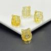 Cuentas de Cristal Retro de Moda Zorro de Nueve Colas Pequeño Zorro Perforado Colgante Material Antiguo Accesorios de Joyería de Shan