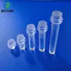 Columna de Guía de Luz Transparente de Cabeza Plana de 3.5 mm Varilla de Guía de Luz con Ranura Parche Led Tubo Emisor de Luz PC Transparente