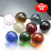 DIY hecho a mano bola de cristal multicolor accesorios de plato giratorio de cristal artesanía regalo cuentas sueltas venta al por mayor