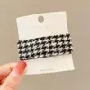 Houndstooth hairpin feminino outono e inverno sem costura hairpin clipe de franja lateral 2023 nova cabeça traseira bb clipe cocar