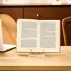 Soporte de caballete para marco de fotos de acrílico, soporte para platos, utilizado para exhibir libros, fotografías, platos y marcos de fotos