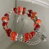 Pulsera de Pareja Sueño de Flor Dulce, Pulsera de Pareja Danza de Flores Regalo del Día de la Madre, Pulsera para Mejores Amigas para 4 Personas