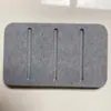 Alfombrilla de Secado Instantáneo de Tierra de Diatomeas, Posavasos Drenante, Bandeja Absorbente para Jabonera, Plato de Piedra, Herramienta Drenante para Encimera de Baño