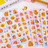En stock traje de materiales para pegatinas de cuenta manual kappibala pegatina de capibara niña niños tarjeta goo pegatina de sellado