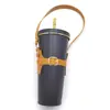 Juego de tazas de té de leche portátil tamaño ajustable juego de tazas de cuero diámetro 75-95 mm juego de tazas de café juego de tazas térmicas