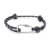 Nuevo Pulsera de Cuerda Rpet Color Macron con Mosquetón Multifuncional Pulsera de Joyería de Cuerda de Poliéster